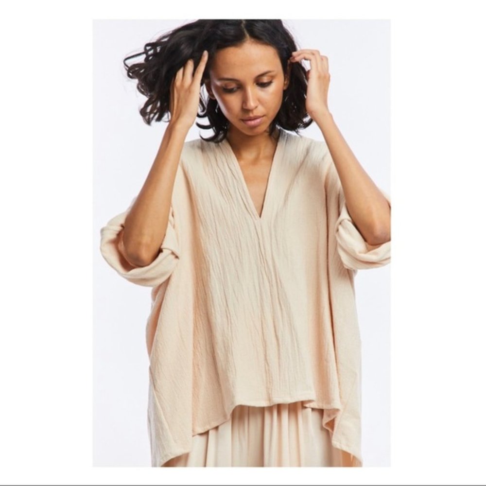 Miranda Bennett Muse Top in Textured Cotton
